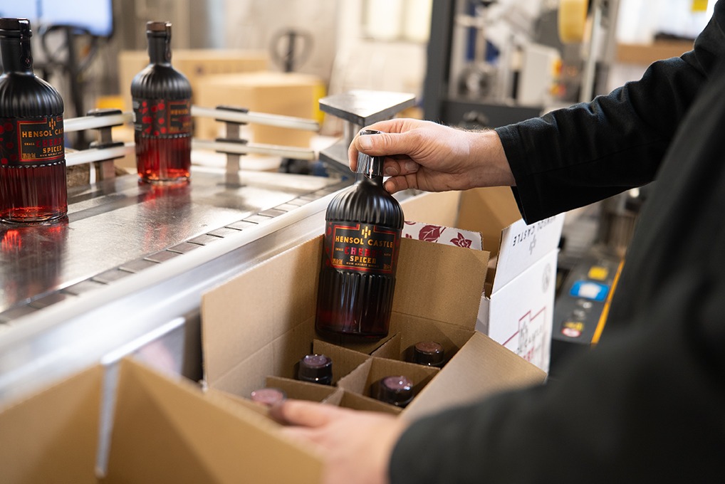 bottling our welsh spirits